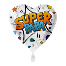 Folienballon Herz Super Papa